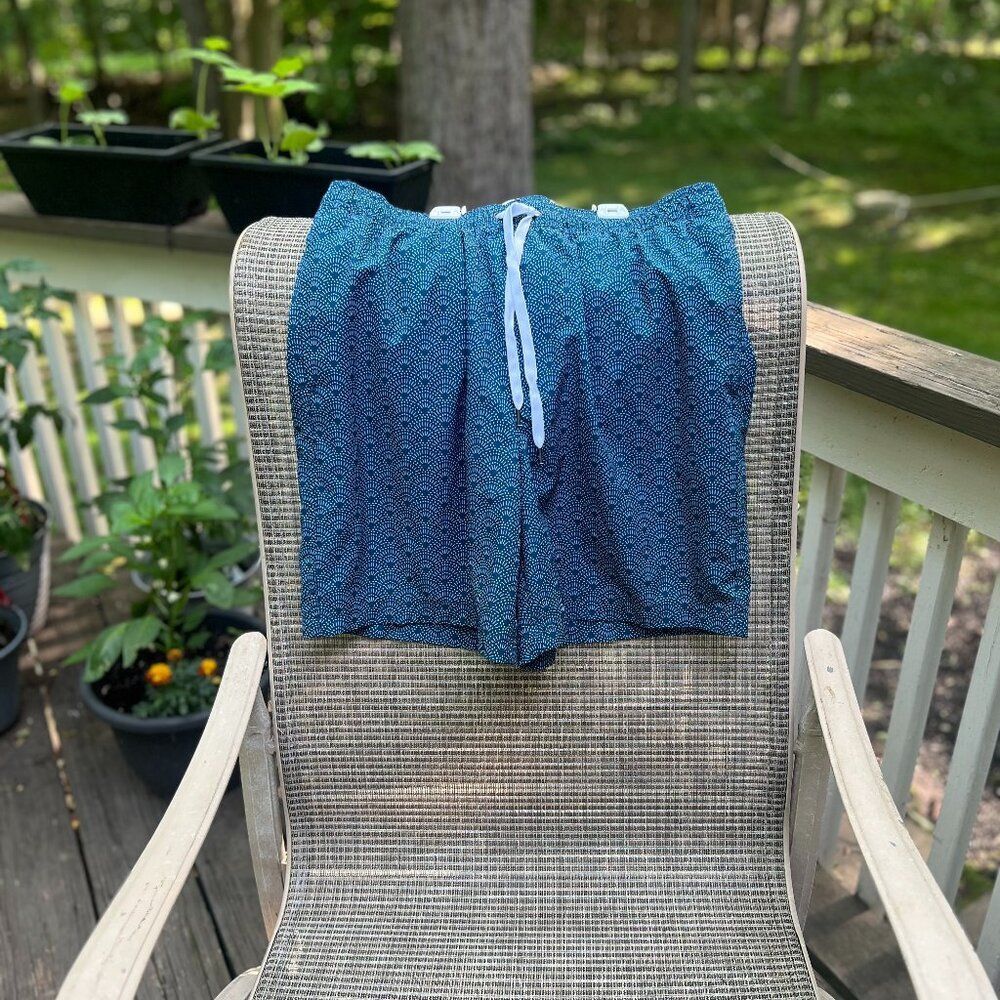 Sonoma Men’s Swim Trunks Shorts Size L Blue Patterned – Kohl’s